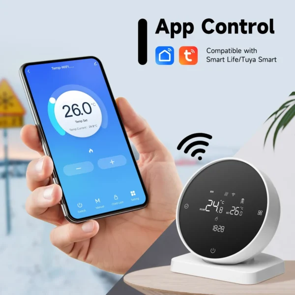 Безжичен стаен термостат с R7 с Wifi